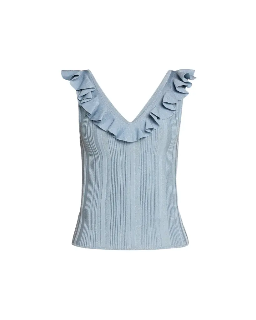 Zimmermann Aster Metallic Frill Top