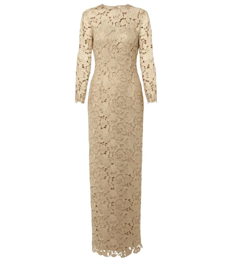Oscar de la Renta Floral lace gown