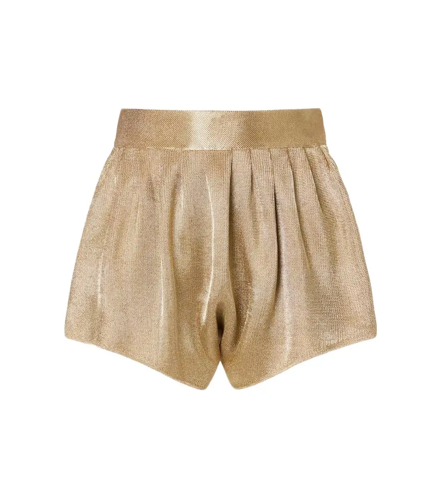 Alaia Alaïa High-rise mesh shorts