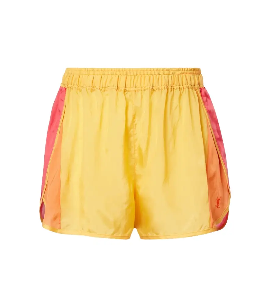 Saint Laurent Colorblocked shorts