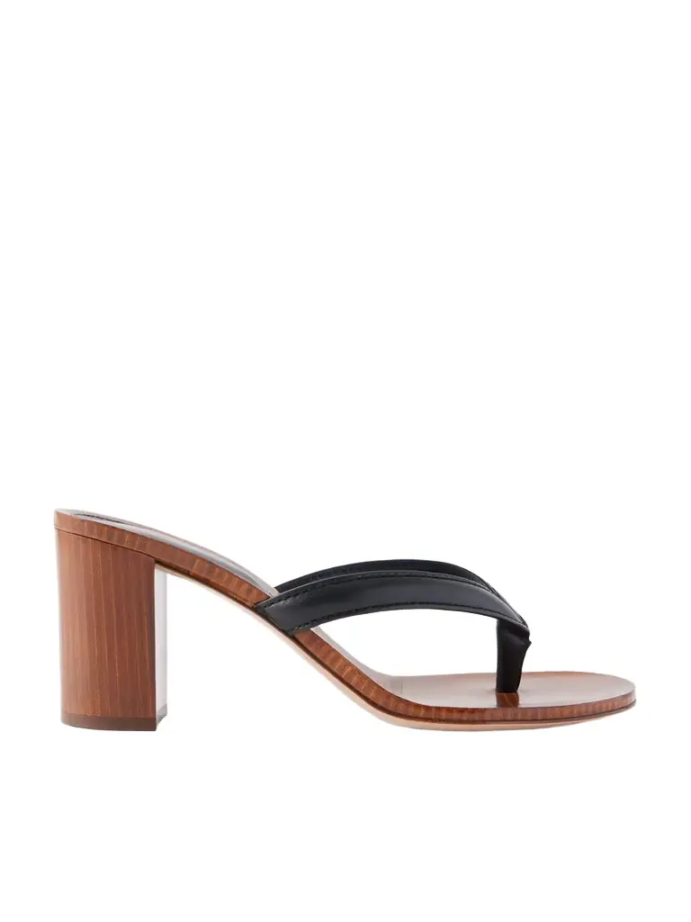 Gianvito Rossi 70 Leather Thong Sandals