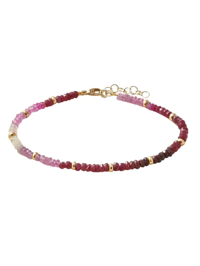 JIA JIA Arizona 14-karat Gold Ruby Bracelet