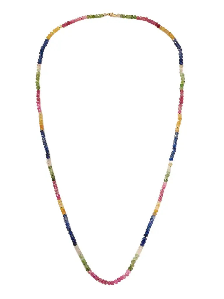 JIA JIA Arizona Jumbo 14-karat Gold Sapphire Necklace