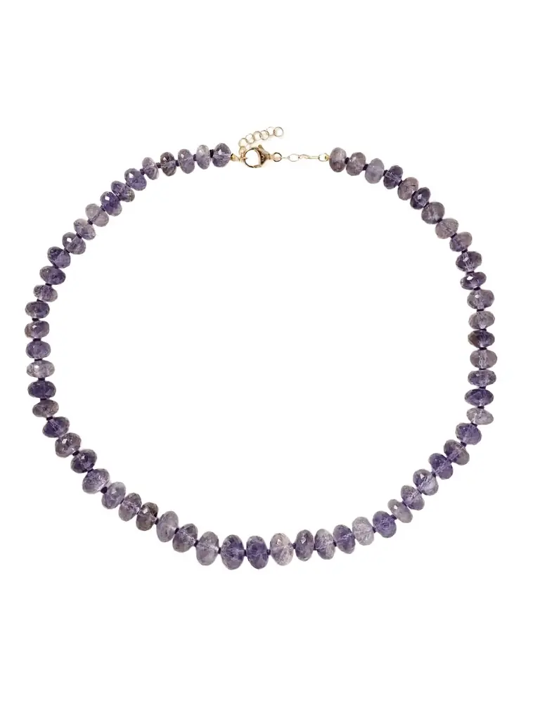 JIA JIA Oracle 14-karat Gold Iolite Necklace