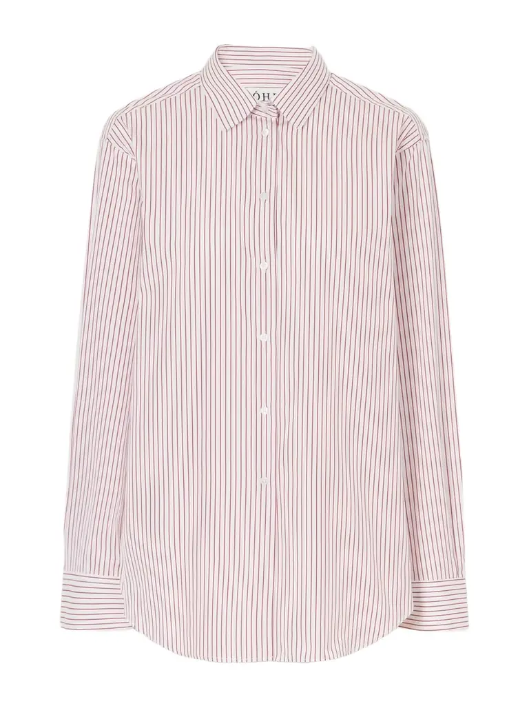 RÓHE Striped Cotton-poplin Shirt