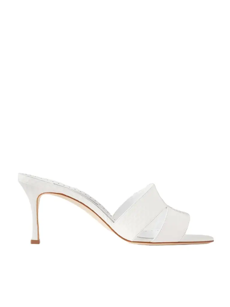 Manolo Blahnik Iacopo 70 Elaphe Sandals