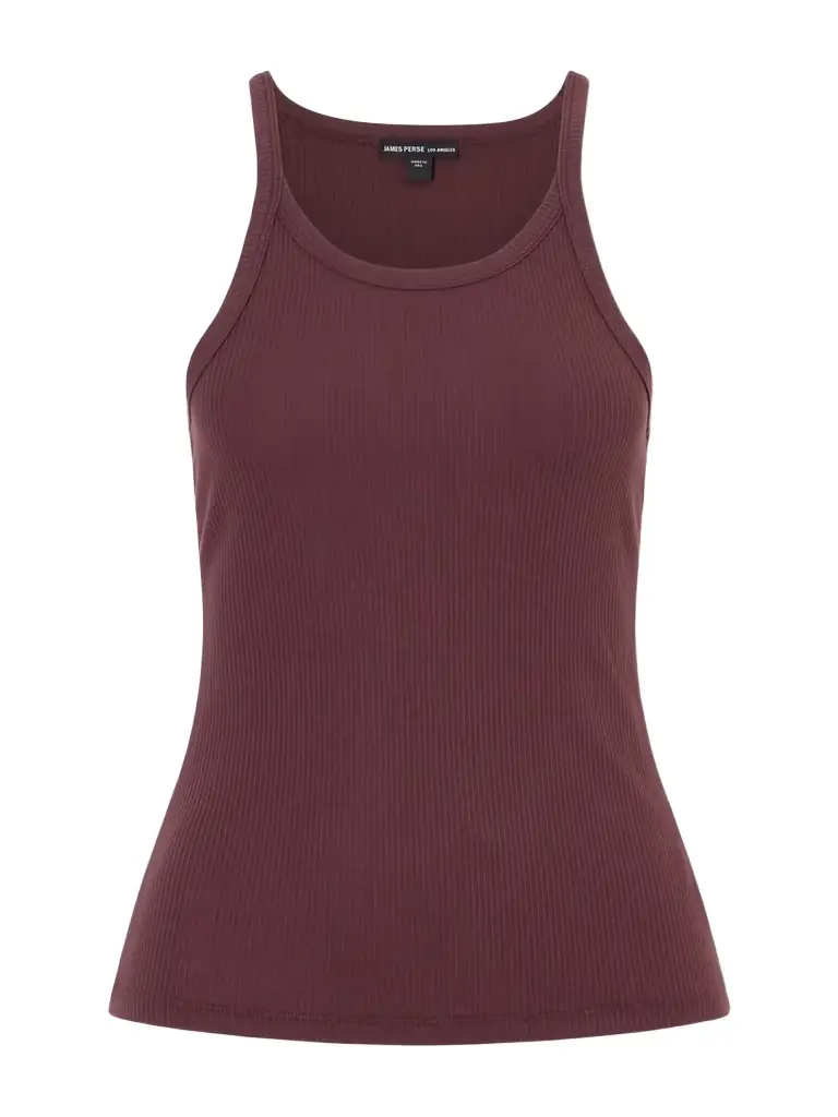 James Perse Ribbed Supima Cotton-blend Tank