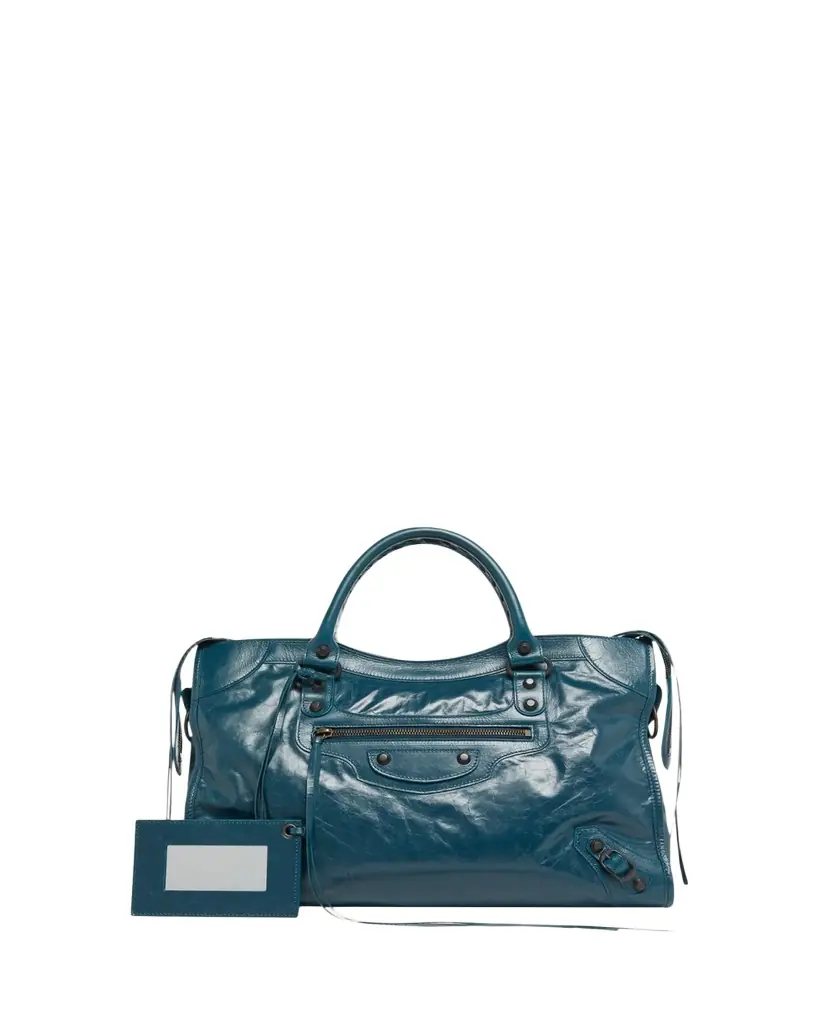 Balenciaga Le City Medium Leather Tote Bag