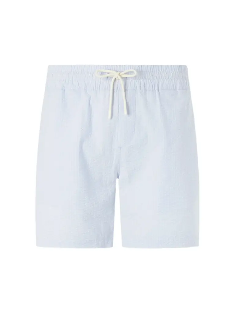 Portuguese Flannel Atlantico Straight-Leg Cotton-Seersucker Shorts - Men