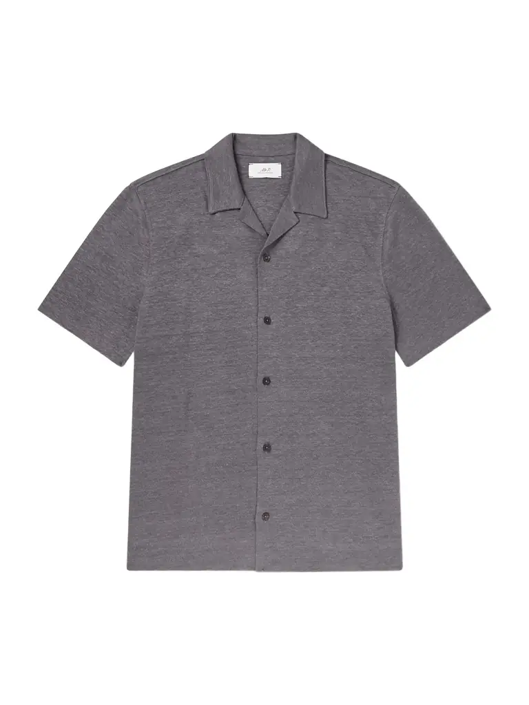 MR P. Camp-Collar Linen Shirt - Men