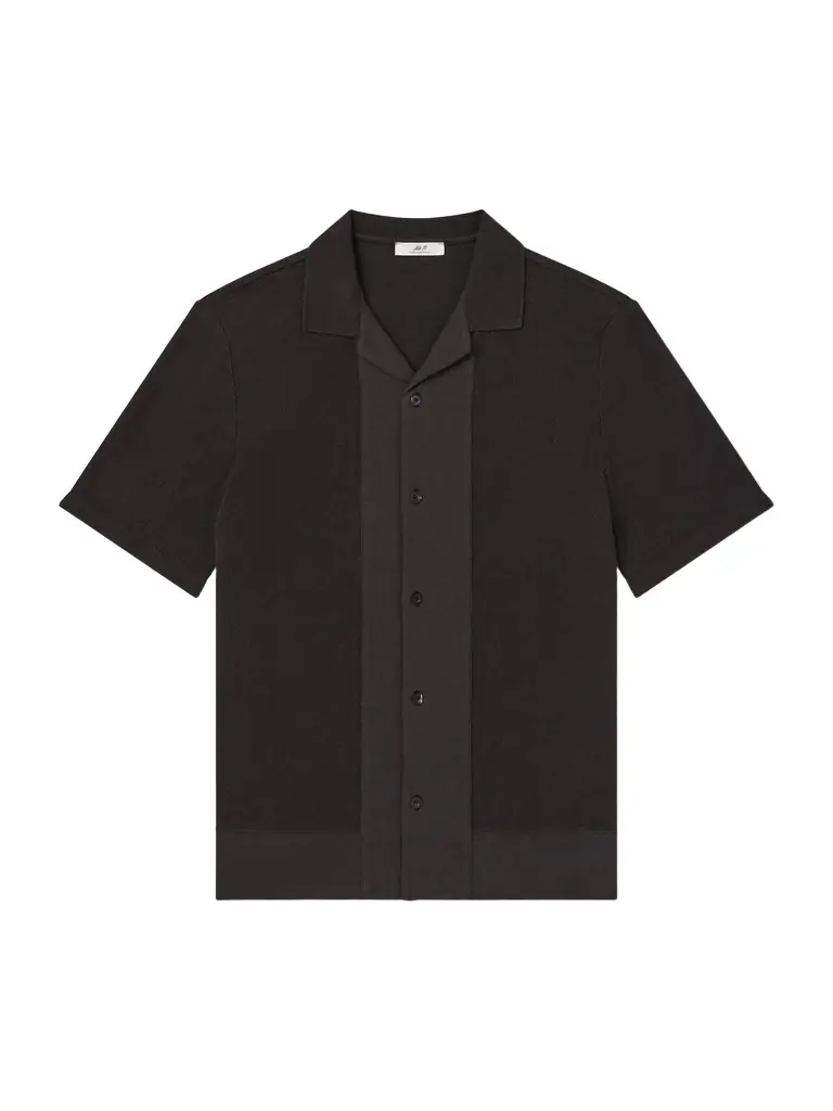 MR P. Camp-Collar Linen and Organic Cotton-Blend Shirt - Men