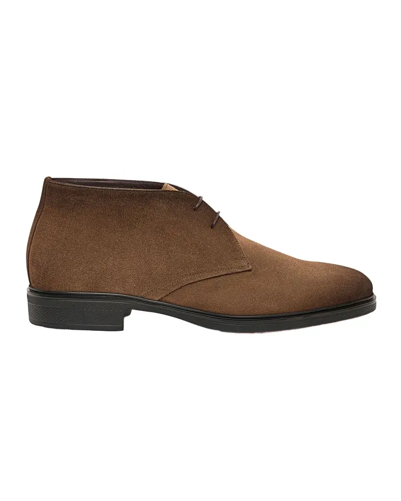 Santoni Men 's Easy Suede Derby Shoes