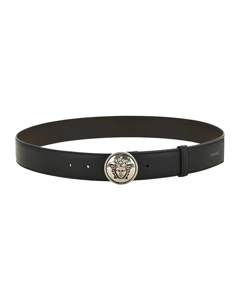 Versace Medusa Leather Belt