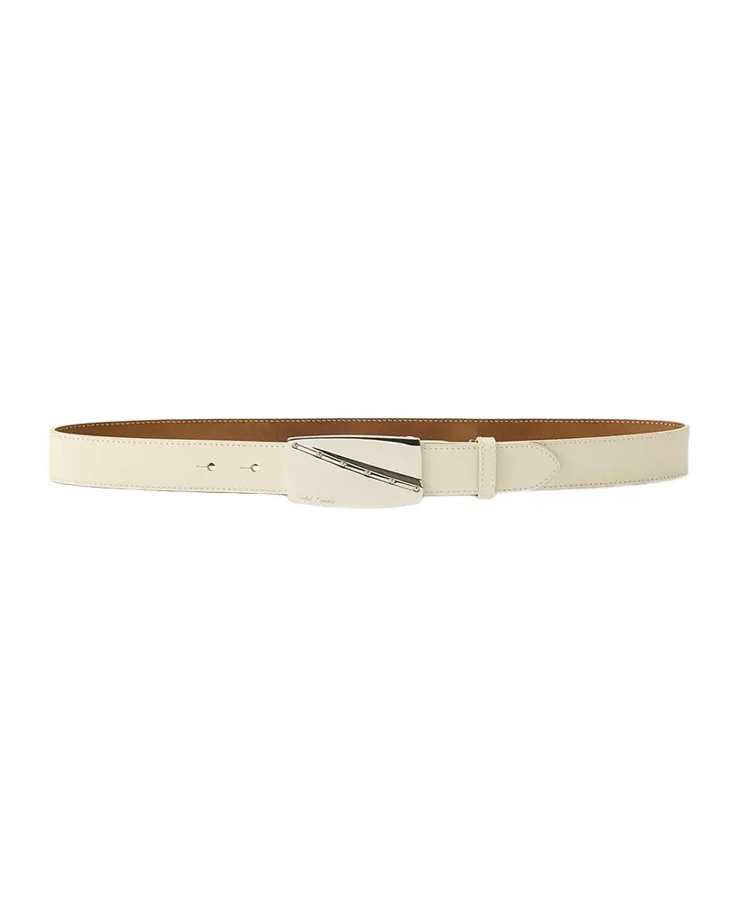 Ralph Lauren Collection Logo Buckle Leather Belt, 30mm