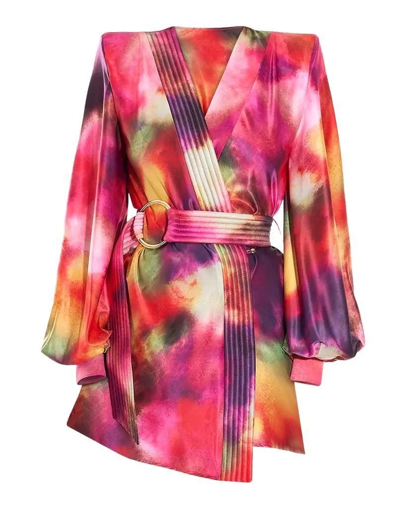 ZHIVAGO Cala Conta Tie-Dye Mini Dress
