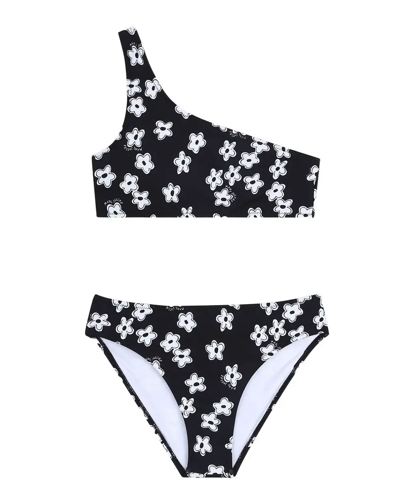 Marc Jacobs Girl 's Daisy-Print Two-Piece Swimsuit, Size 4-6