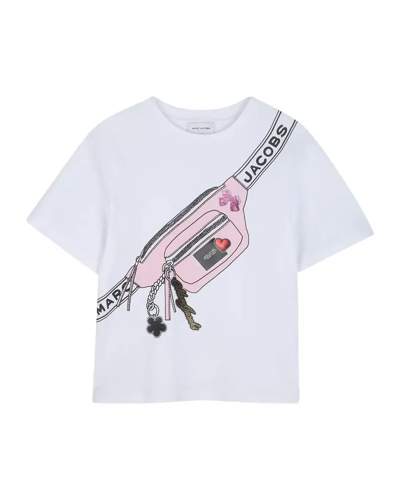Marc Jacobs Girl 's The Trompe L 'oeil T-Shirt, Size 8-14