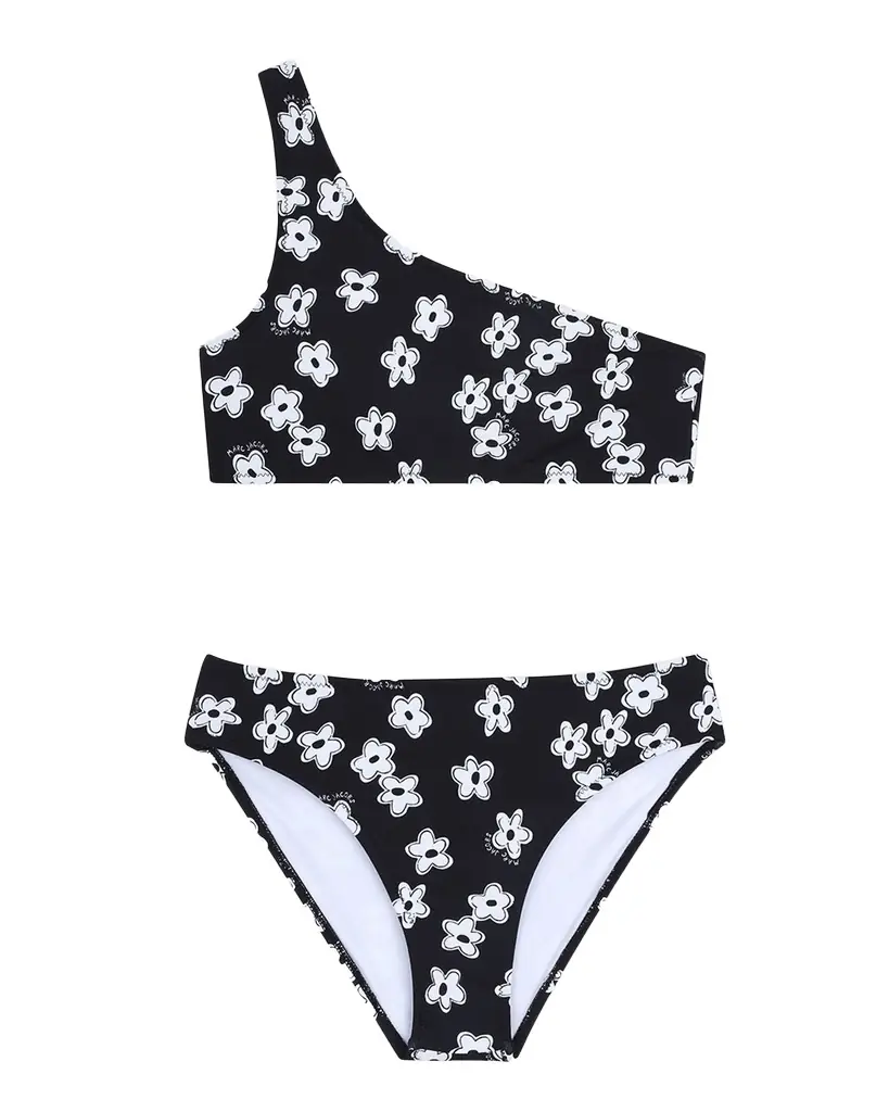 Marc Jacobs Girl 's Daisy-Print Two-Piece Swimsuit, Size 8-12