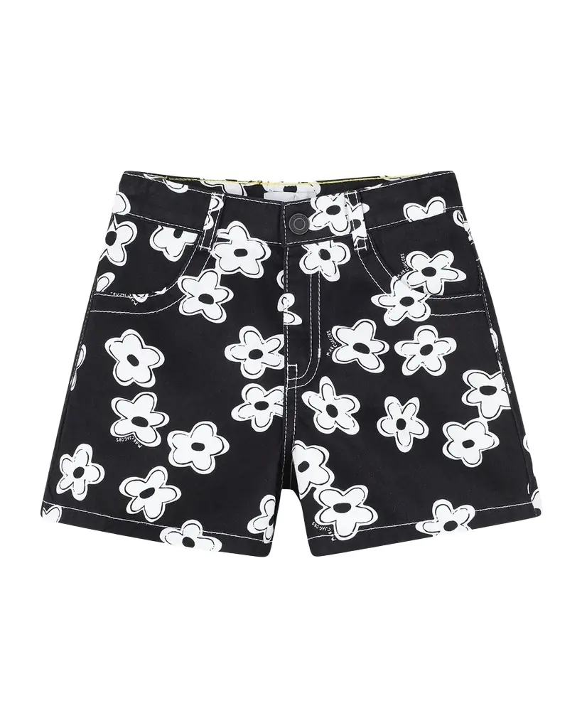 Marc Jacobs Girl 's Daisy-Print Cotton Shorts, Size 4-6