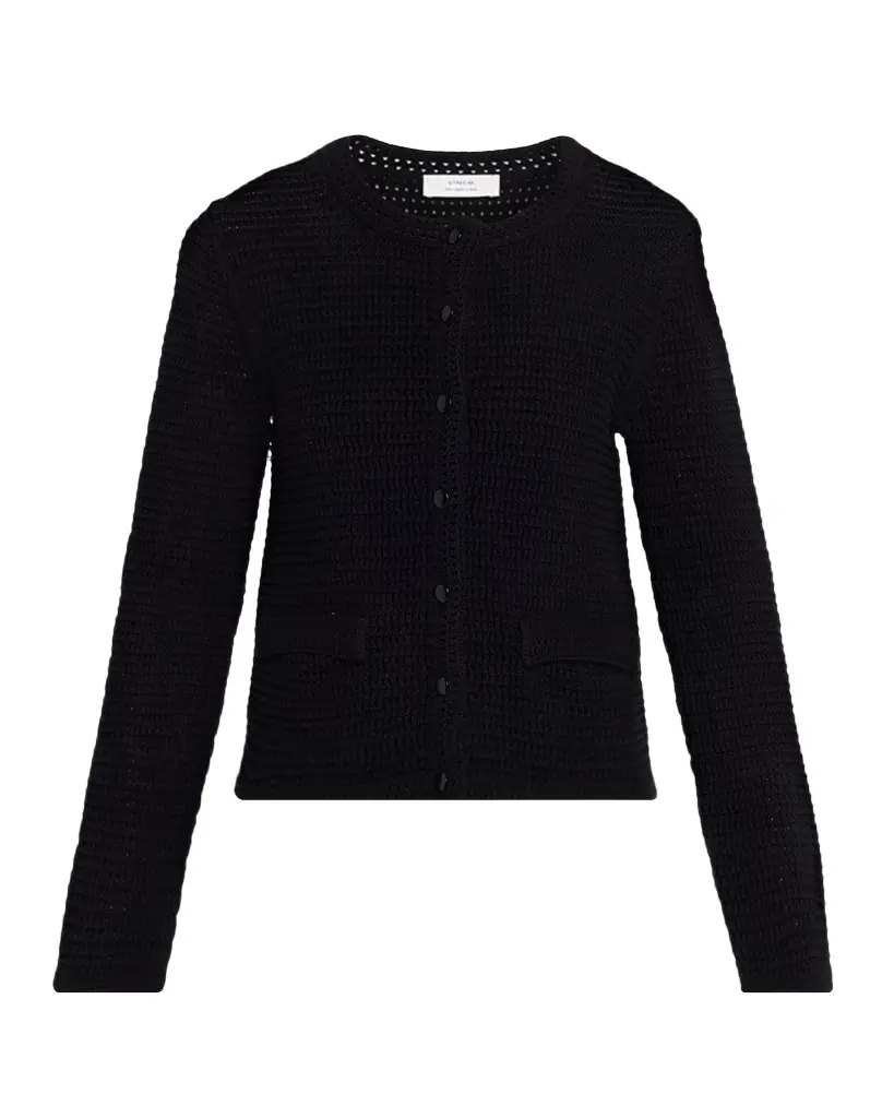 Vince Crochet Cardigan