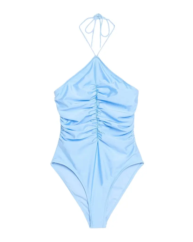 Solid and Striped The Mina Halter One-Piece Swimsuit