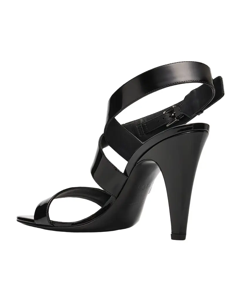 ALAIA 90mm Patent Leather Sandals