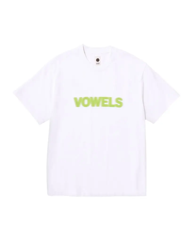 vowels Men 's Cotton Blurred Logo T-Shirt