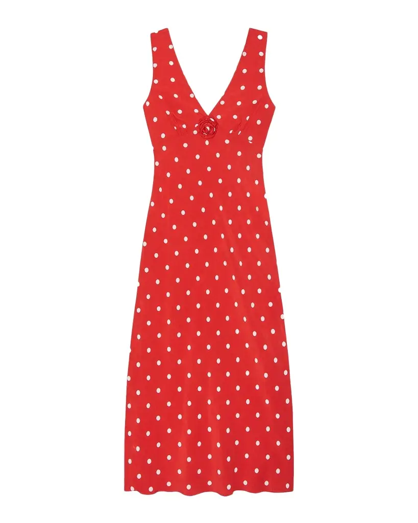 Rails x Giadzy Terena Sleeveless Polka Dot Dress