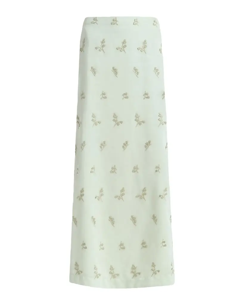 Altuzarra Linnie Embroidered Maxi Skirt