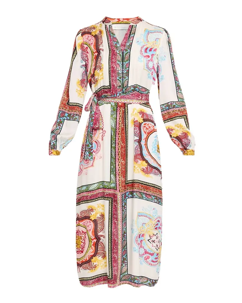 Elie Tahari The Mila Kaleidoscope Midi Dress