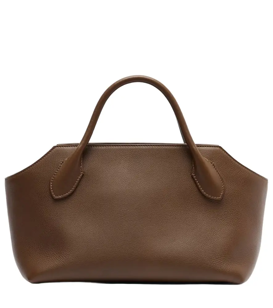The Row Terrasse leather top-handle bag