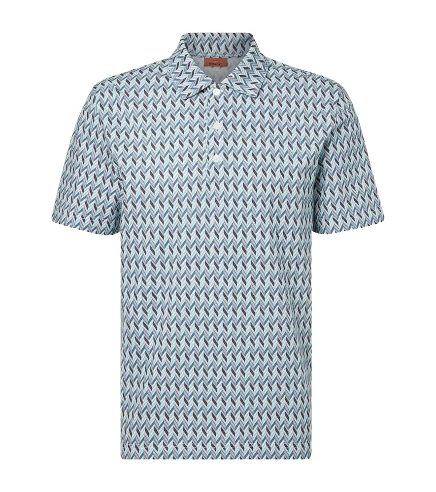 Missoni Zigzag cotton polo shirt