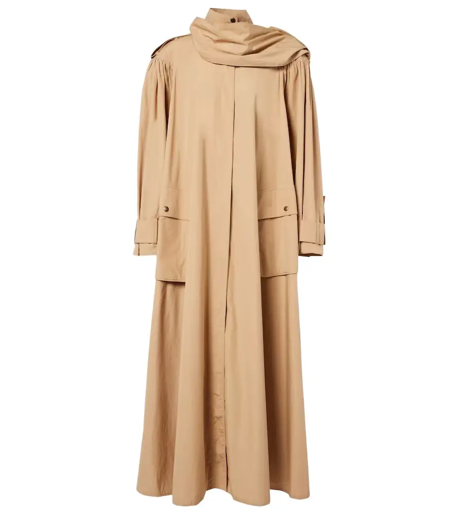 Chloe Chloé Scarf-detail cotton coat