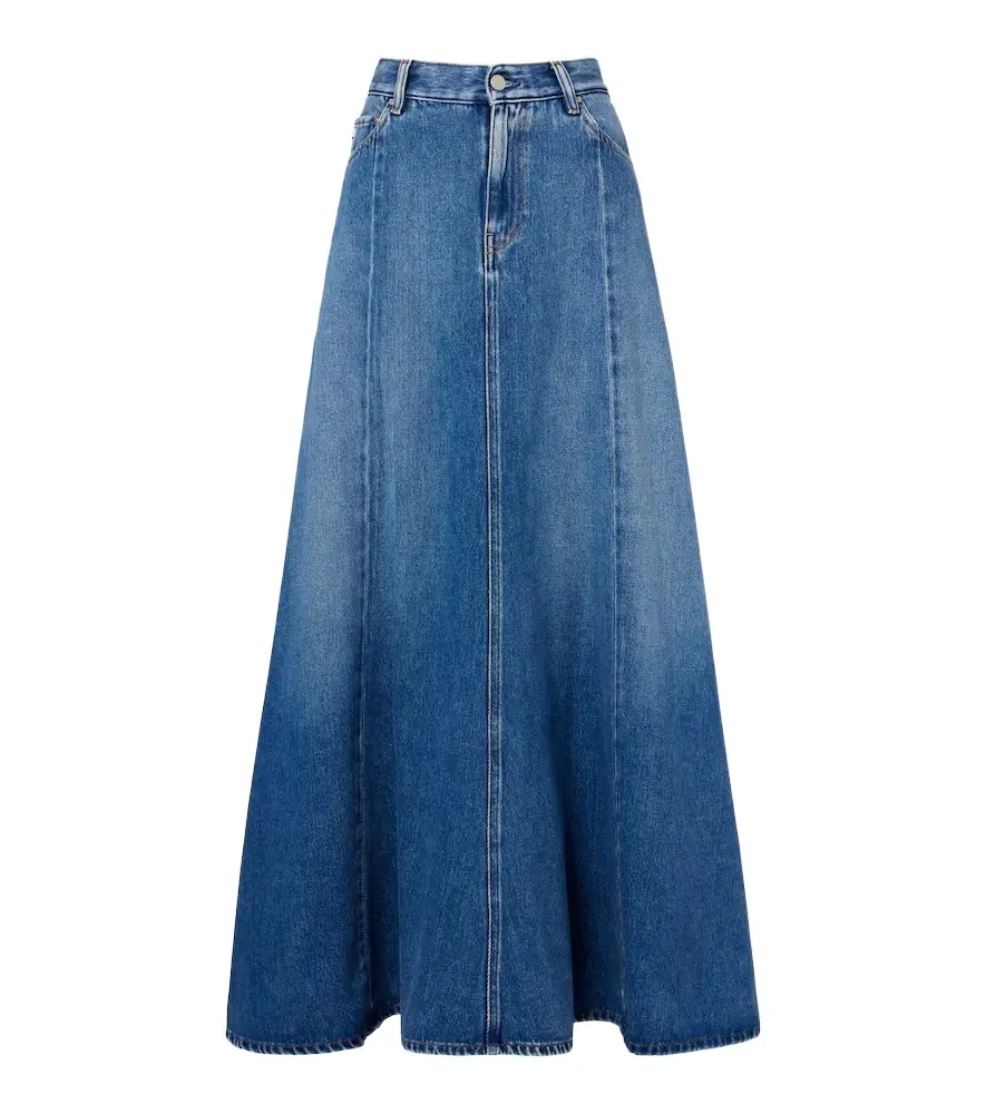 AG Jeans Tula denim maxi skirt