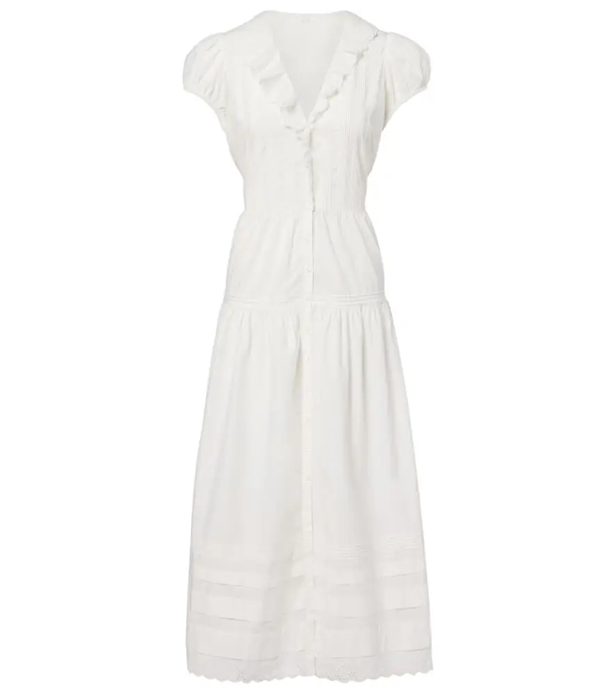 Doen Dôen Eliette cotton midi dress