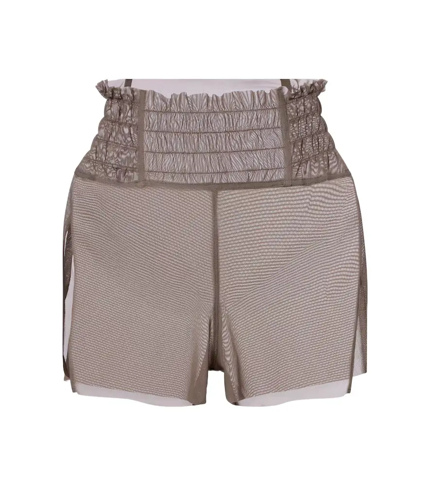Rick Owens Boxing sheer tulle shorts