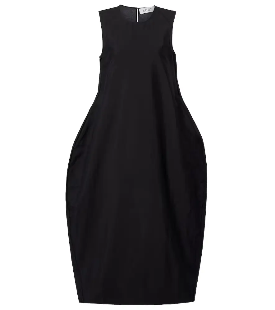 Rohe Róhe Linen and silk-blend midi dress
