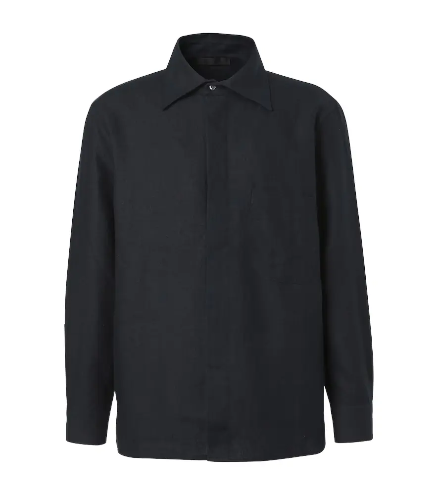 Saman Amel Linen overshirt
