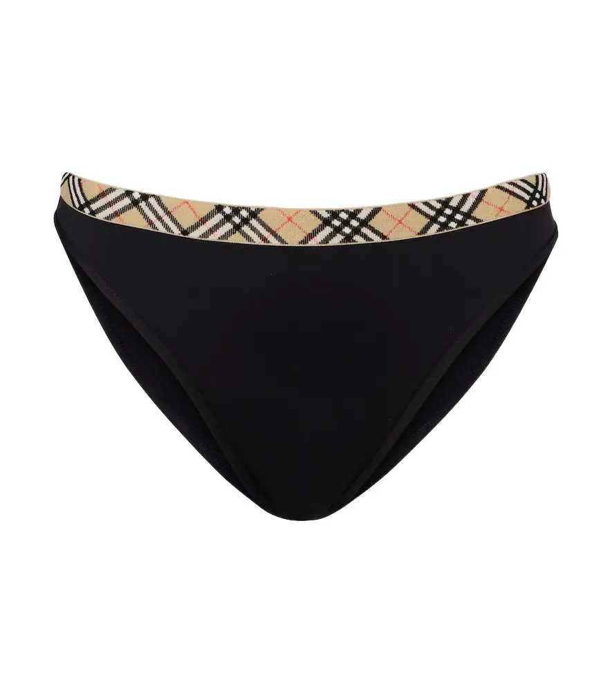 Burberry Check bikini bottoms