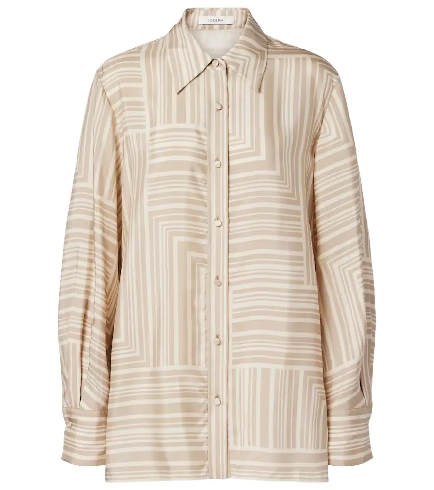 Joseph Atlan printed silk shirt