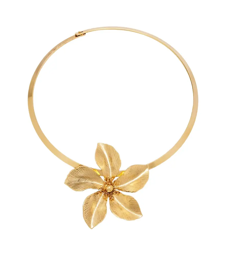 Jennifer Behr Keala floral pendant necklace