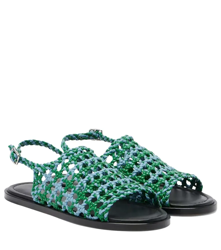 JW Anderson Net fishnet sandals