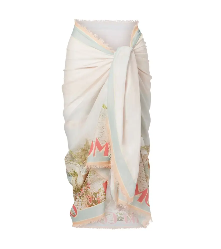 Zimmermann Como printed silk scarf