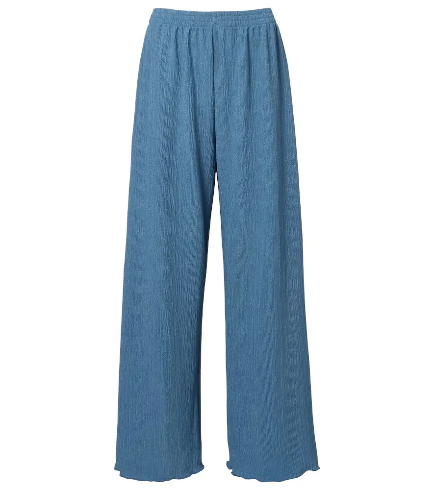 Jade Swim Mika seersucker wide-leg pants