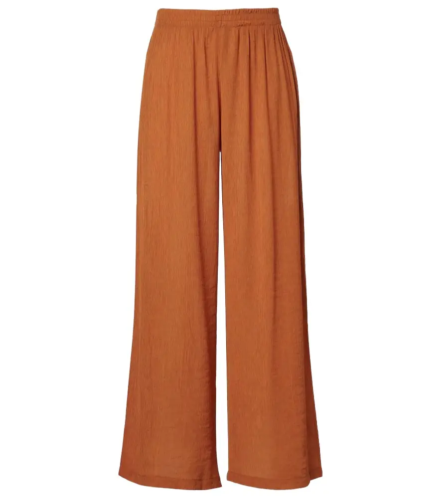 Jade Swim Mika seersucker wide-leg pants