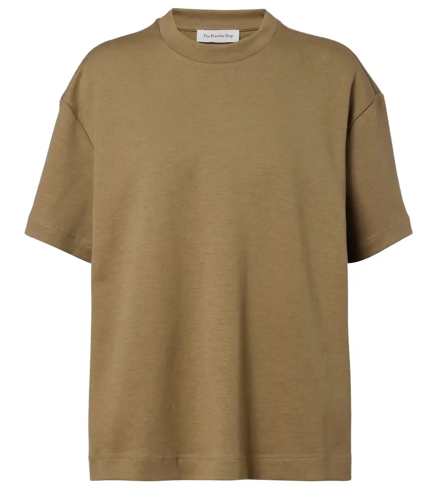 The Frankie Shop Scoob cotton-blend jersey T-shirt