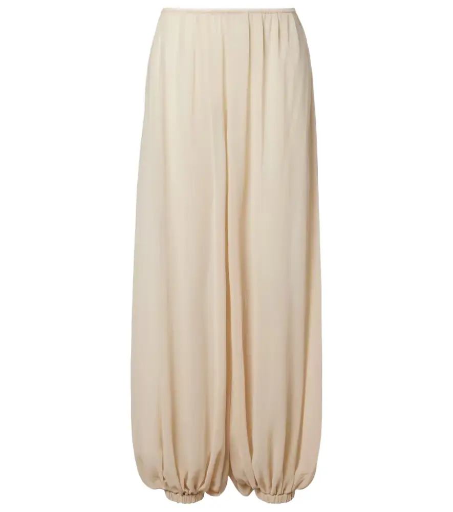 The Frankie Shop Mio sheer crêpe balloon pants