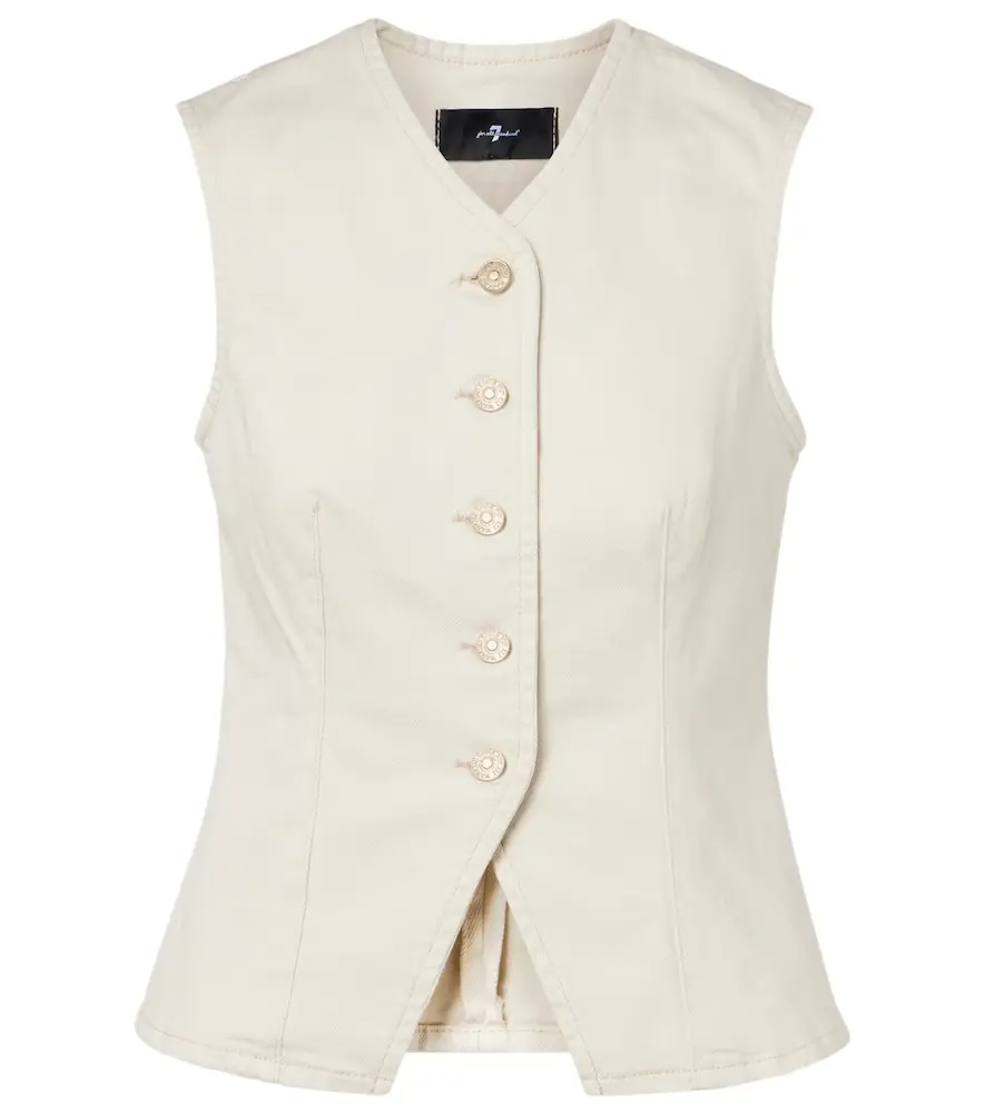 7 For All Mankind Lady denim vest
