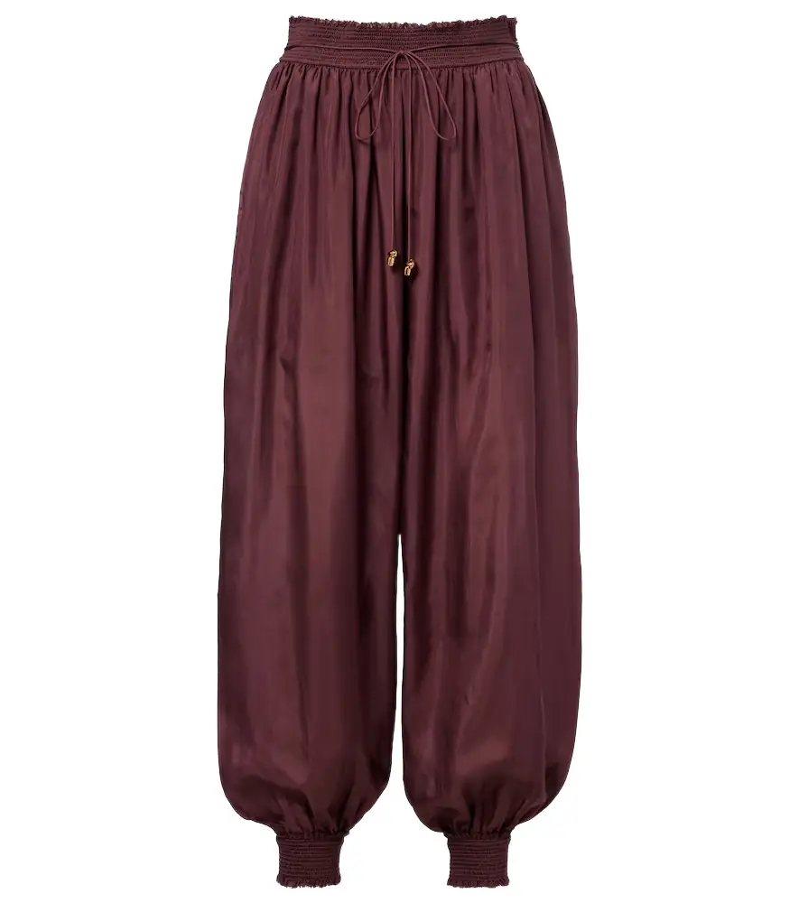 Zimmermann Aster silk habotai balloon pants
