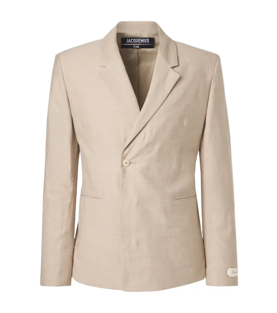 Jacquemus Melo linen-blend twill blazer